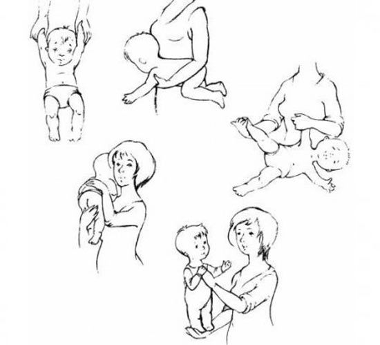 физические упражнения с младенцами